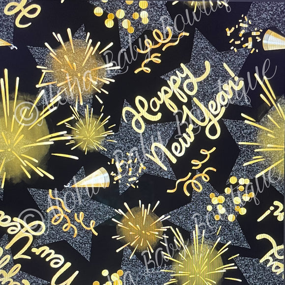 ****PREORDER**** Golden New Year Fabric Items