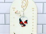 Swirled Skulls Dangles