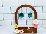 Turquoise Hexagons