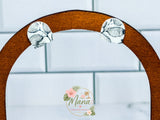 Tattoo Leaves Arch Studs