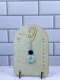 Blue Sand Dollar Dangles