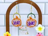 Spooky Pumpkins Dangles