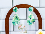 Watercolor Leaves Dangles