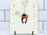 Skelly Mama Silver Dangles