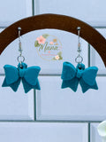 Teal bows