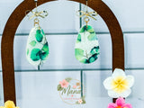 Watercolor Leaves and a Bow