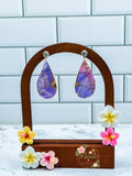 Large Teardrop Watercolor Flowers