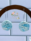 Blue Sand Dollar Rings