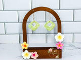 Palm Leaf Square Hoops