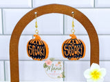 Spooky Pumpkin Dangles