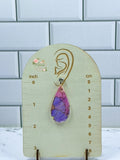 Large Teardrop Watercolor Flowers