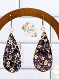 Maroon Vintage Teardrops
