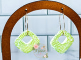 Palm Leaf Square Hoops