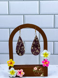 Maroon Vintage Teardrops