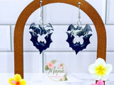 Tye Dye Bat Dangles