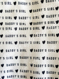 White Daddy’s Girl Fabric Items