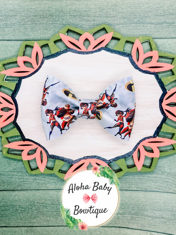 Family Heroes Clip-On Bow Tie