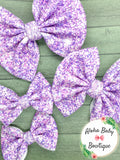 Purple Faux Glitter Fabric Items