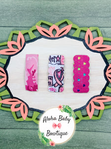 Breast Cancer Pink Snap Clip Bundle