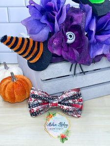 Horror Brushstrokes Clip-On Bow Tie