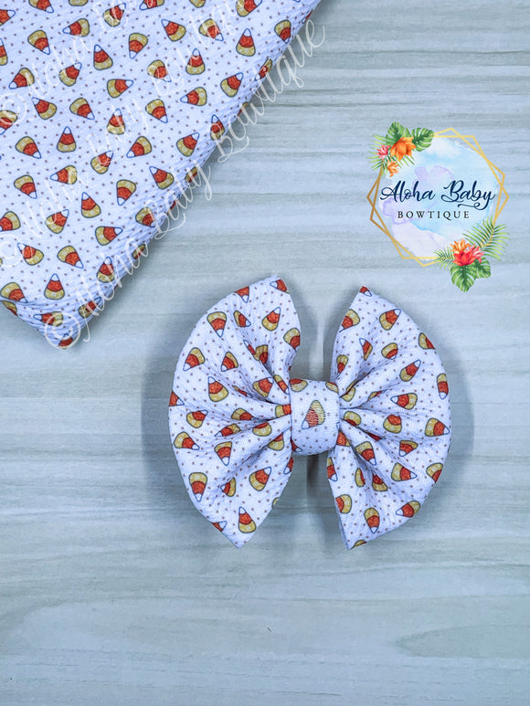 White Candy Corn Fabric Items