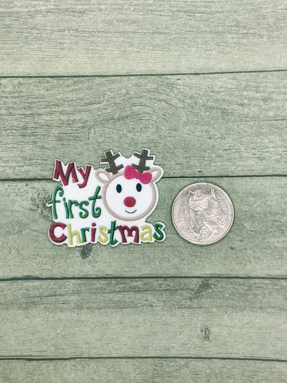 My First Christmas Resin