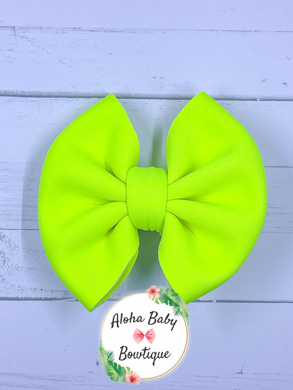 Highlighter Yellow Scuba Fabric Items