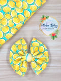 Turquoise Lemon Fabric Items