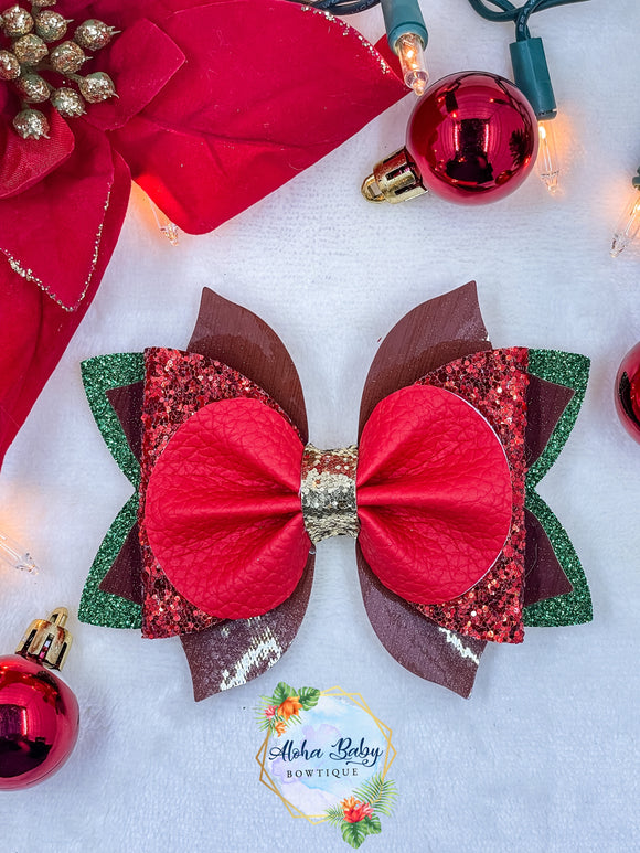 Poinsettia Bow