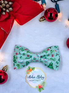 Christmas Rex Clip-On Bow Tie