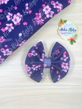 Navy Cherry Blossom Fabric Items