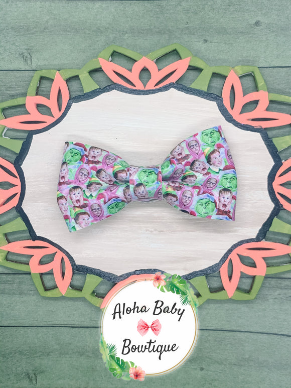 Christmas Favorites Clip-On Bow Tie