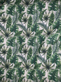 Green Tropical Leaves Fabric Items