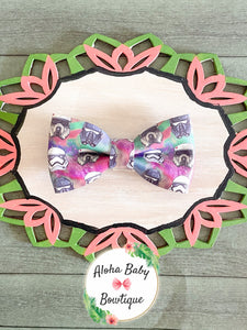 Watercolor Troopers Clip-On Bow Ties