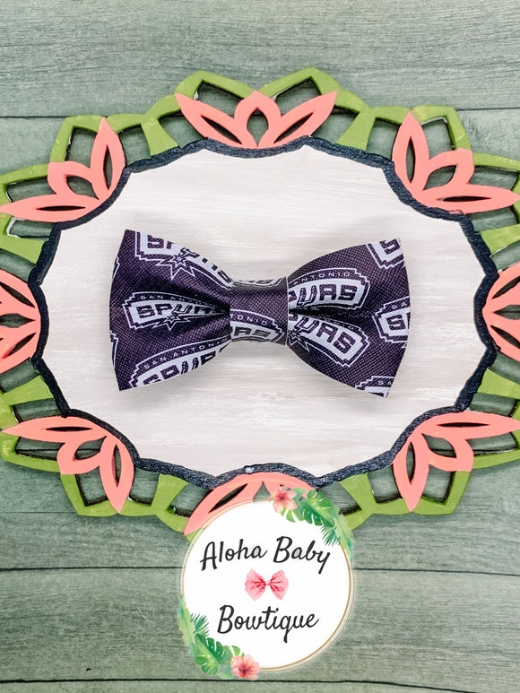 SA Basketball Clip-On Bow Tie