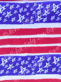 RWB Stars & Stripes Sketch Fabric Items