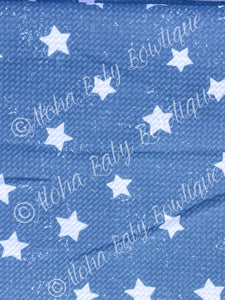 Distressed Blue Stars Fabric Items