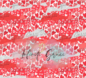 Hearts Brushstroke Fabric Items