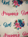 Pink & Blue Mama’s Girl Fabric Items