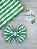 Green Stripes Fabric Items