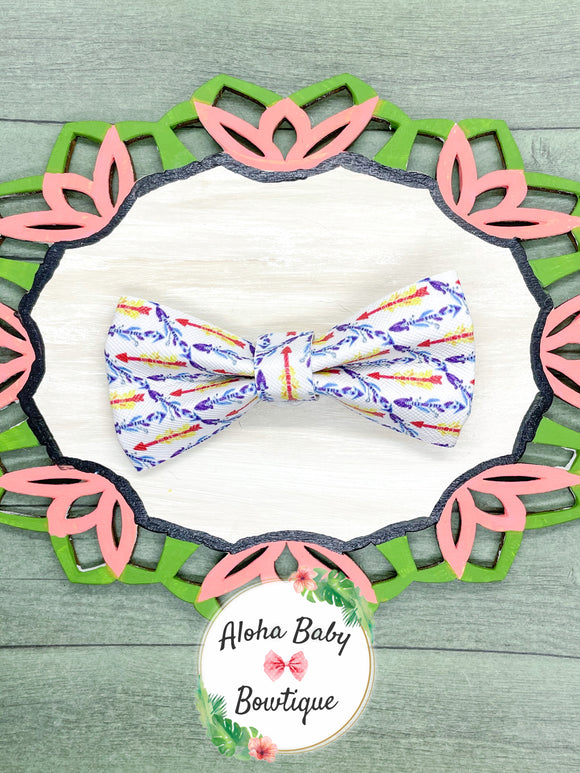 Hearts & Arrows Clip-On Bow Tie