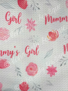 Pink Mommy’s Girl Fabric Items