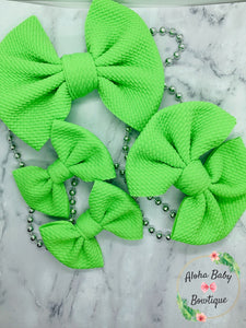 Lime Green Fabric Items