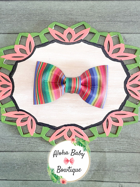 Serape Clip-On Bow Tie