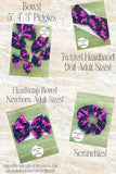 Pink Tye Dye Swim Fabric Items