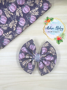 Purple Pumpkins Fabric Items