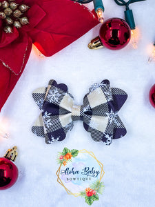 Cream Plaid Snowflakes Dixie