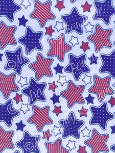 RWB Stars Fabric Items