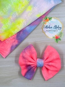 Summer Neon Tye Dye Fabric Items