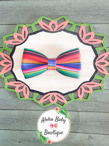 Serape Clip-On Bow Tie